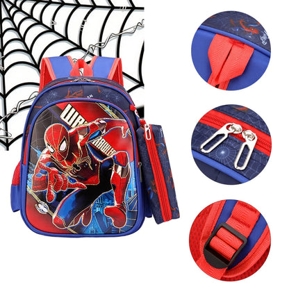 Spider-Man Kids Backpack Large Capacity School Bag