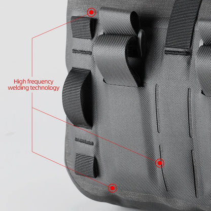 5–6L Waterproof Handlebar Bike Bag Front Frame Trun Grey