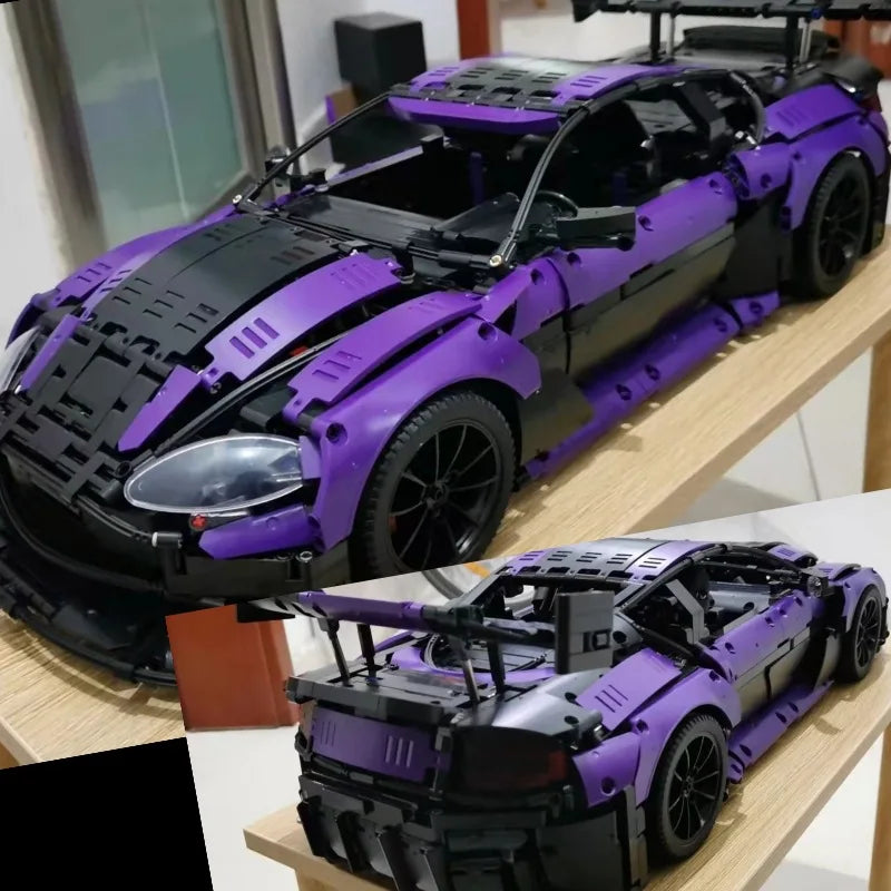 1266pcs technology Toy racing car