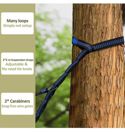 3-in-1 Camping Hammock with Mosquito Mesh
