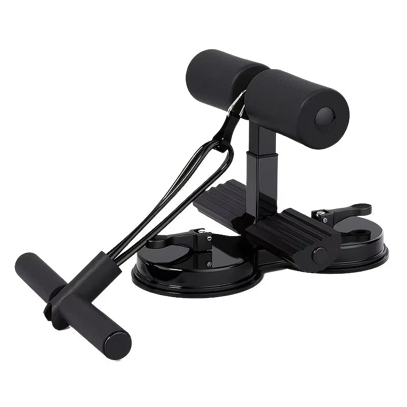 Sit-Up Bar with Suction Cup Black