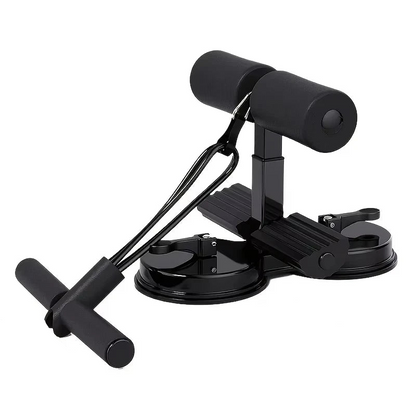 Sit-Up Bar with Suction Cup Black