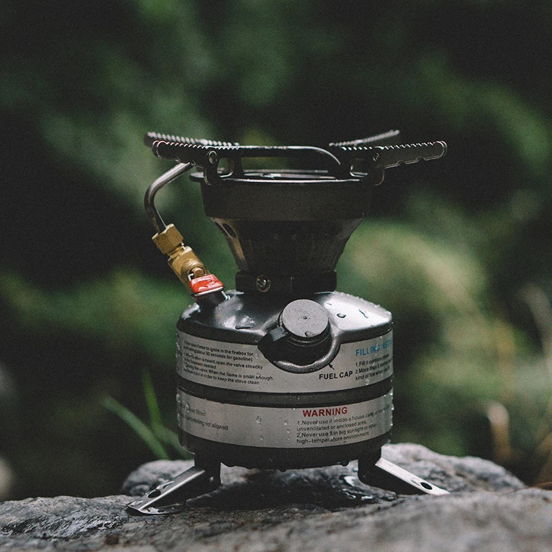 Mini Liquid Fuel Camping Stove 2120W Black