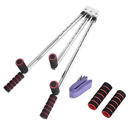 3-Bar Leg Stretcher 6-Hole Adjustment Red