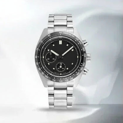 Series Men's Stainless Steel Mechanical Watch (Black)
