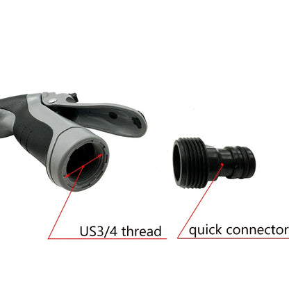 High Pressure Spray Water Gun Multipurpose Car Wash Silver