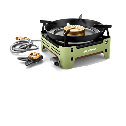 Camping Gas Stove Cassette Furnace Green