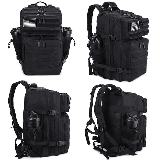 45L Tactical Backpack with Built-In Cooler Black