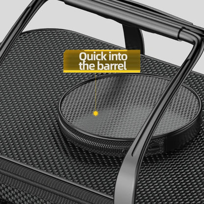 30L Foldable Portable Water Bucket Black