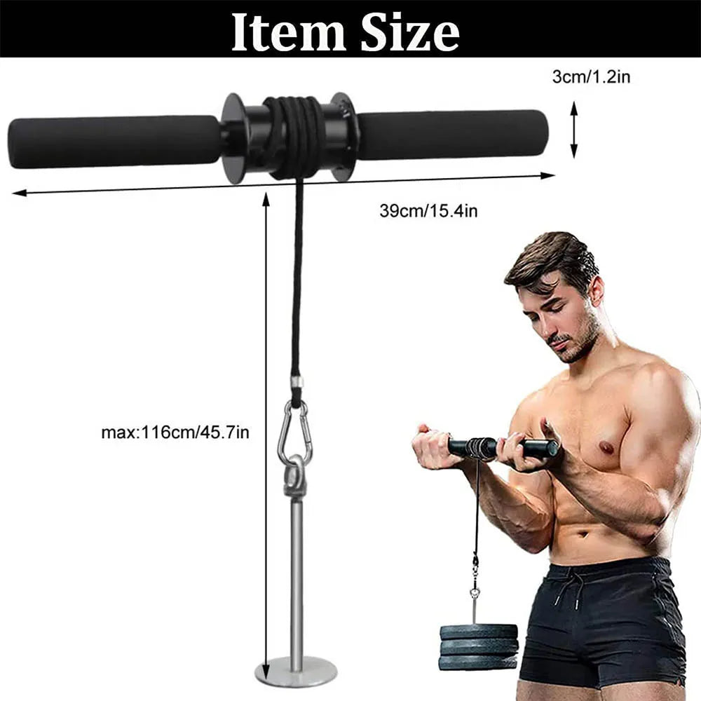 Forearm Roller Blaster: Home Gym Arm Strength Trainer