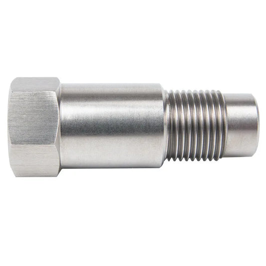 2PCS O2 Sensor Spacer Adapter–M18x1.5 Catalyst CEL Fix Silver