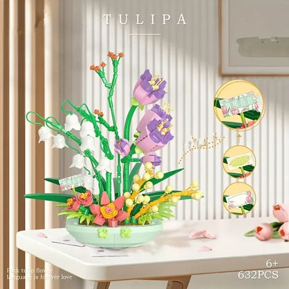 Self-assembling 632 PCS building blocks