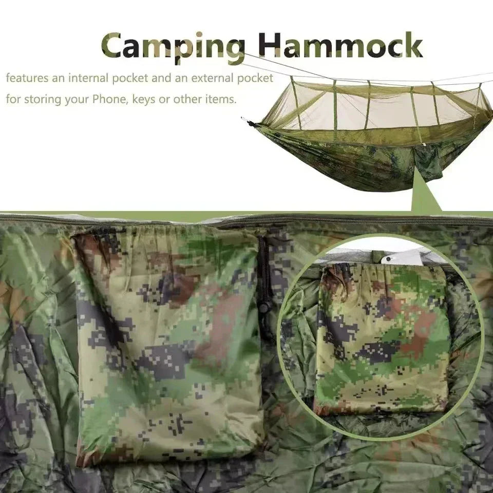 camouflage double hammock