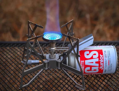 Butterfly Folding Gas Stove Silver