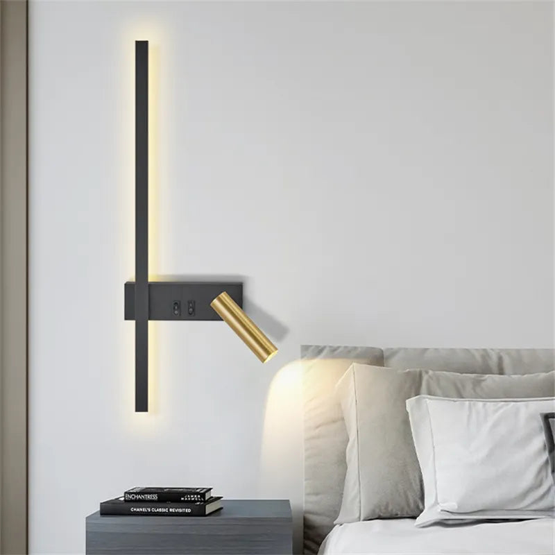 Nordic LED Wall Lamp - Modern Design for Living Room and Bedroom