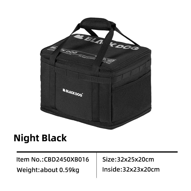 15L Tactical Camping Storage Organizer Black