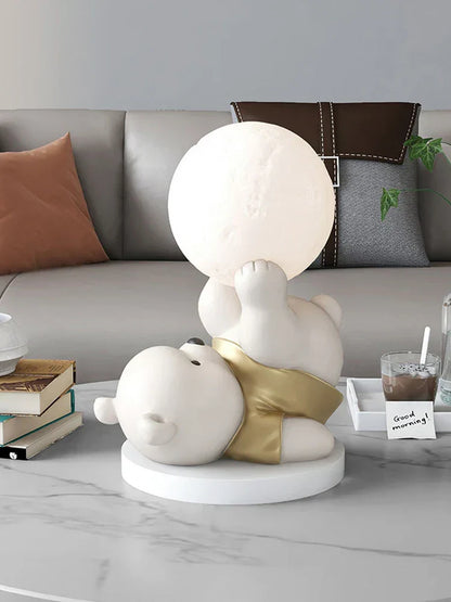 Charming Vitality Bear Sculpture