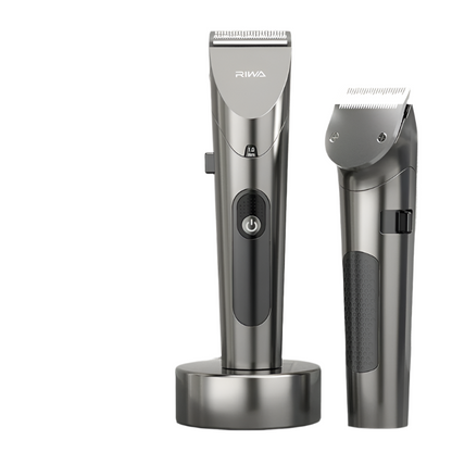 Electric Hair Clipper Variable Speed Barber Trimmer Grey