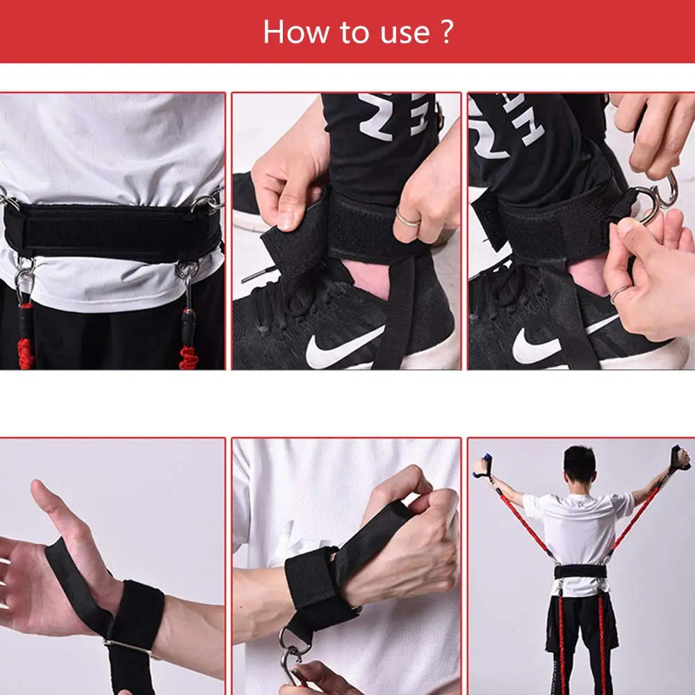 New Sport Boxing Trainer Resistance Band Training Belt