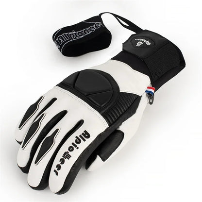 Professional Ski Gloves - Waterproof Goatskin Leather