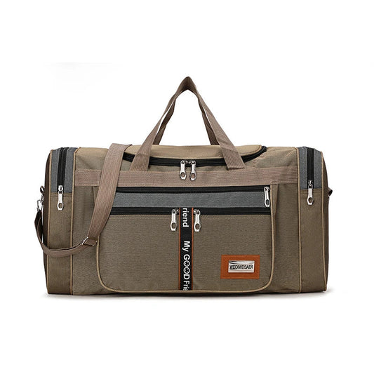 Travel Duffel Nylon Bag for Men and Women (Khaki)