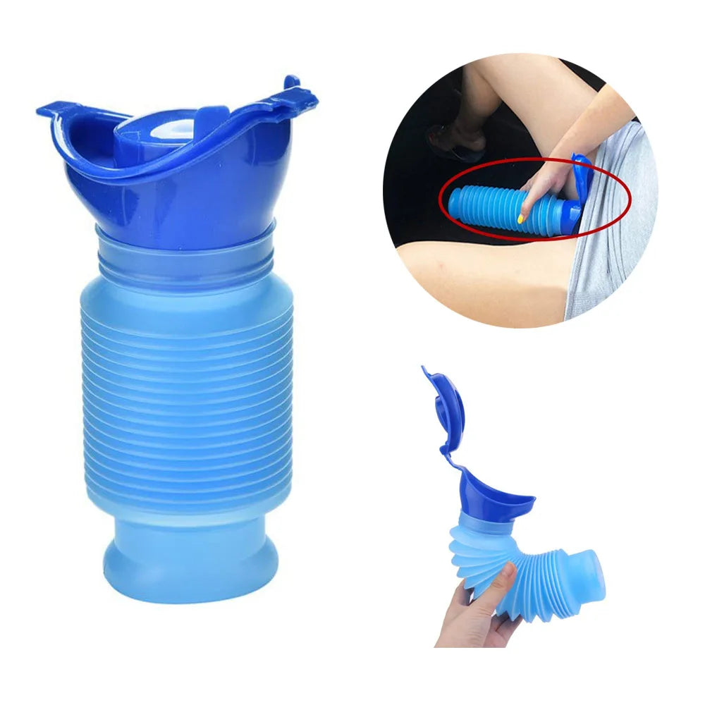 750ml Adult Urinal Portable Shrinkable Personal Mobile Toilet