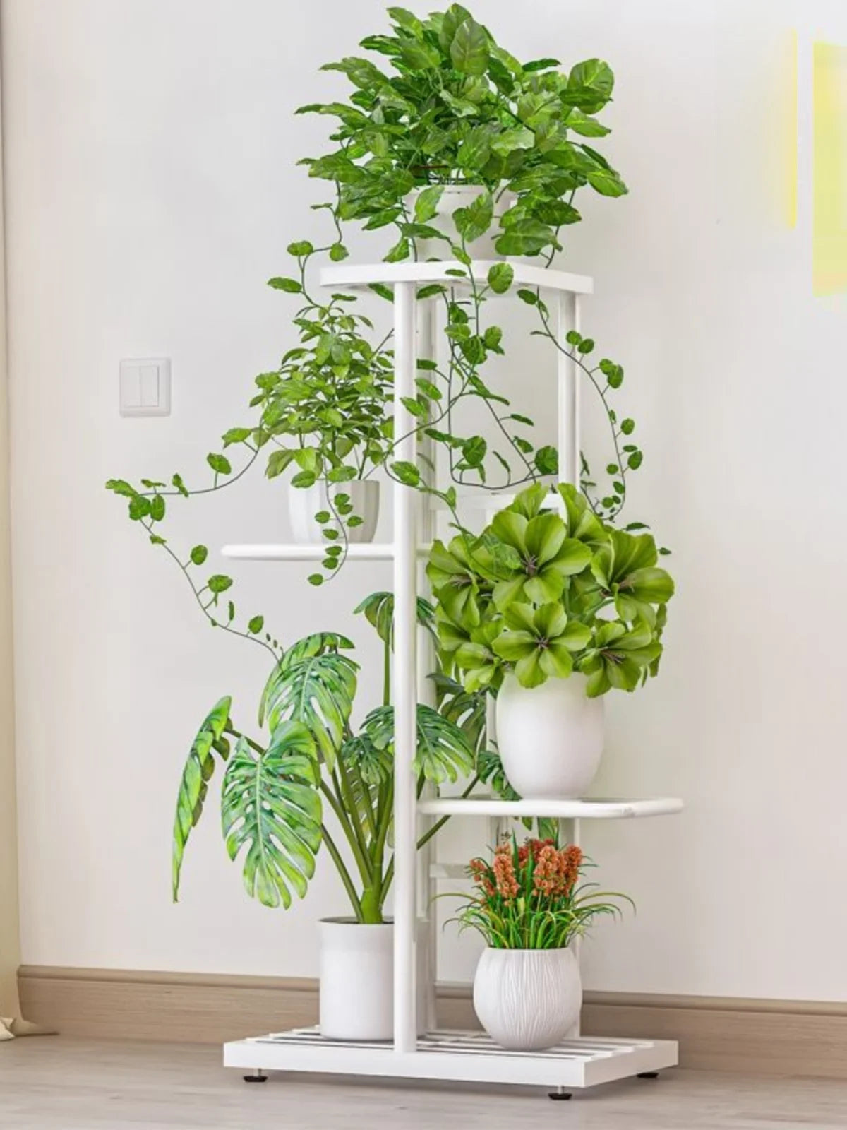 Plant Stands as Sculptures of Greenery