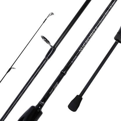 2.2M Fast Action Spinning Rod Light Carbon Lure Rod Black