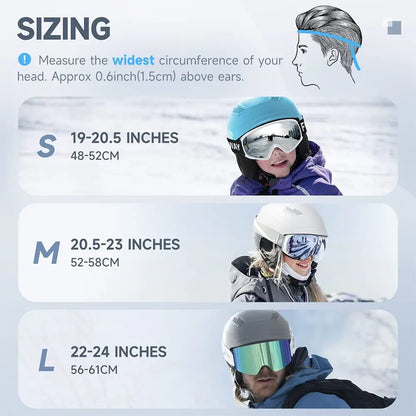 Ski Helmet Goggle Compatible Snowboard Helmet