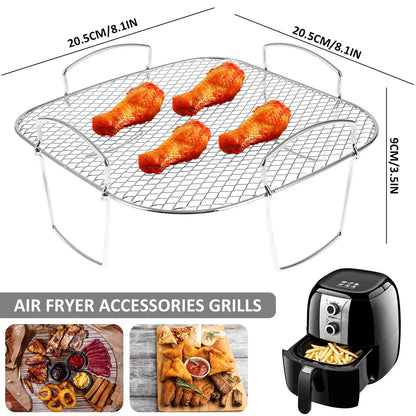 Outdoor Air Fryer Rack Grilling Rack