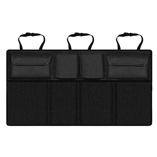 Hanging Car Trunk Organizer Backseat Storage with 8 Large Pockets Black