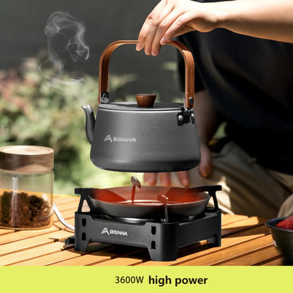 3600W Infrared Camping Gas Stove Black