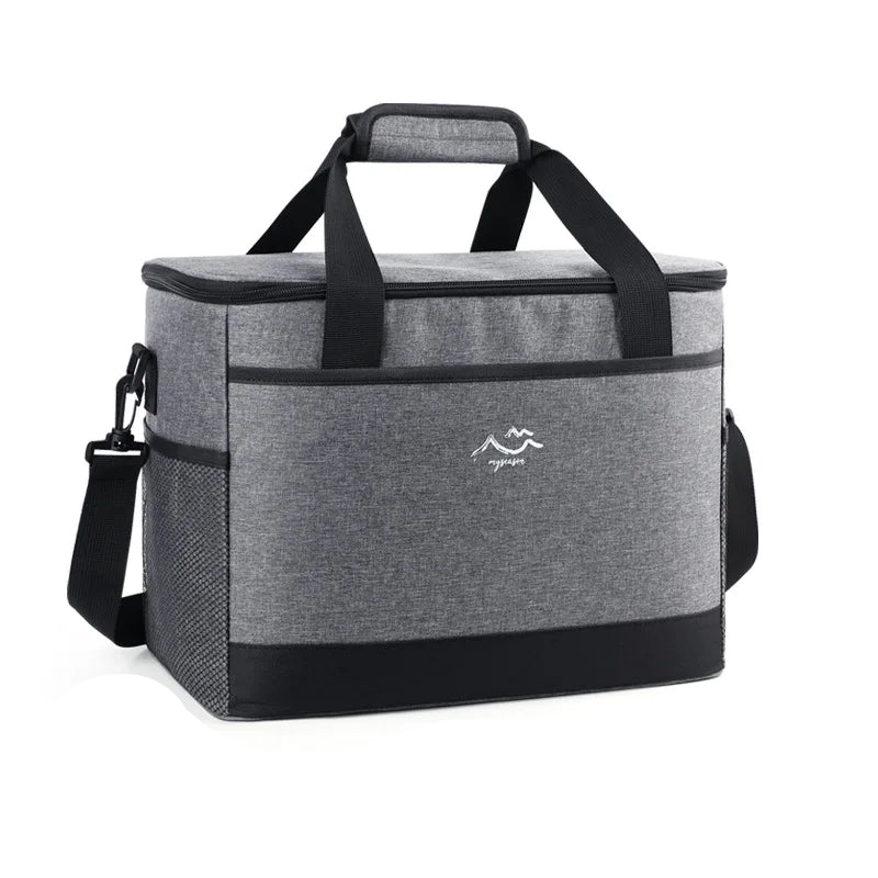 26L Insulated Cooler Bag Camping Dark Gray