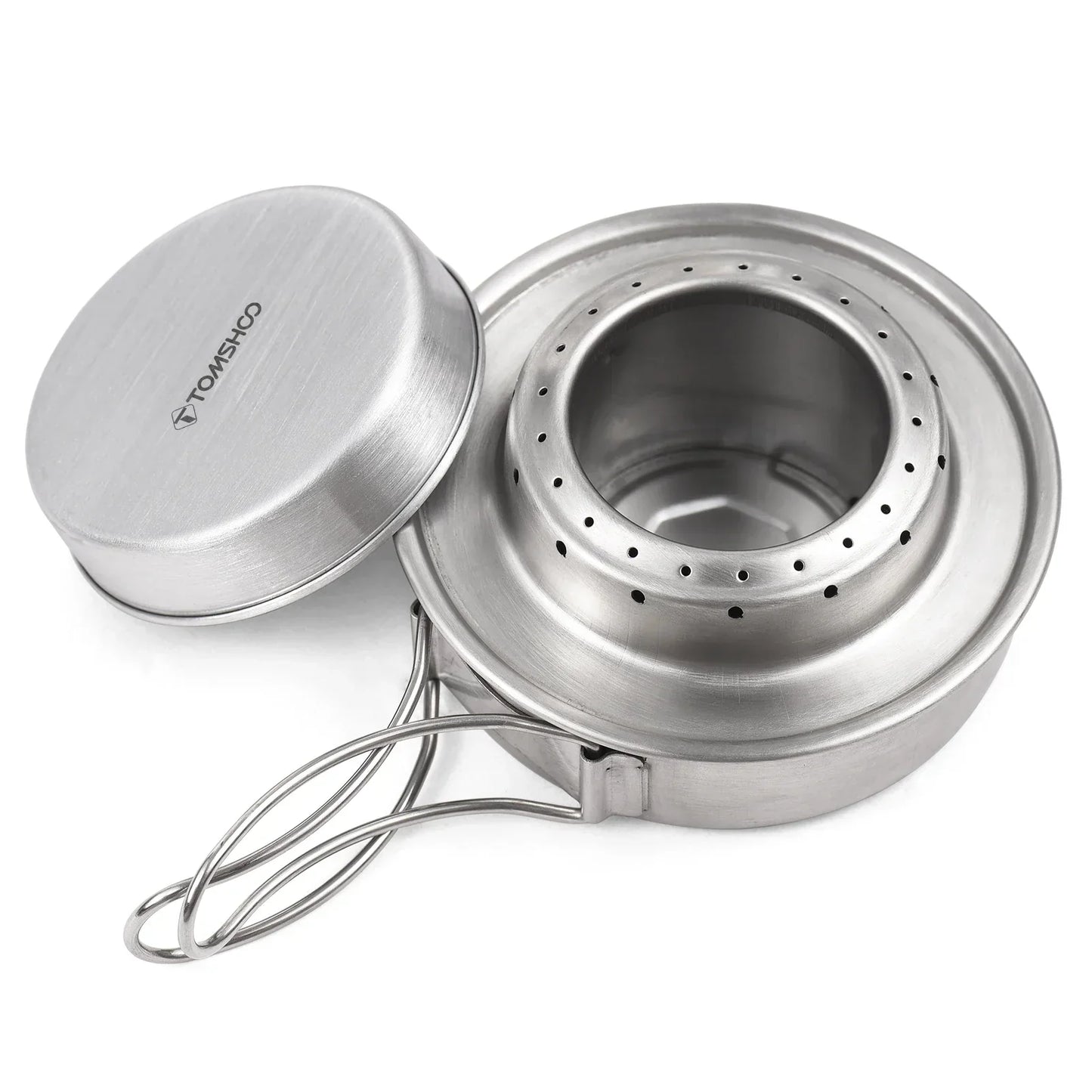 Camping Alcohol Stove w Cross Stand