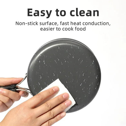 Portable Aluminum Camping Cookware Kit Grey