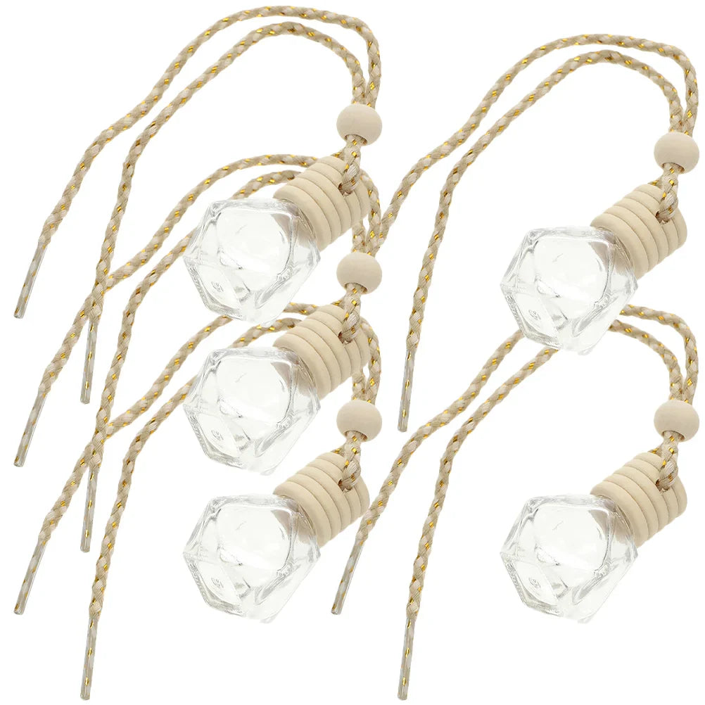 10PCS Hanging Glass Perfume Bottle Car Scent Diffuser–8ml