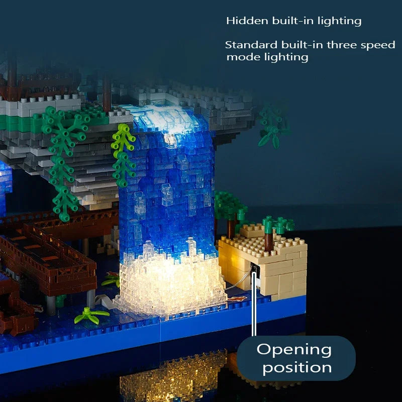 Ancient Architecture Peach Blossom Pond Castle