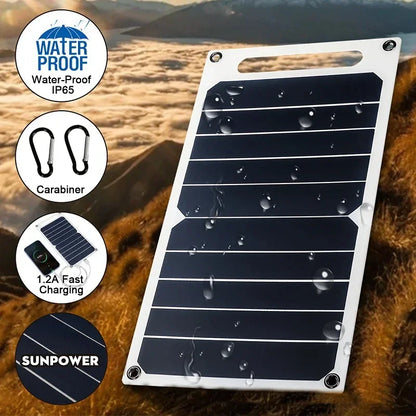 Solar Panel With USB Waterproof
