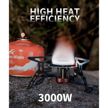 Portable Split Gas Stove 3000W Silver