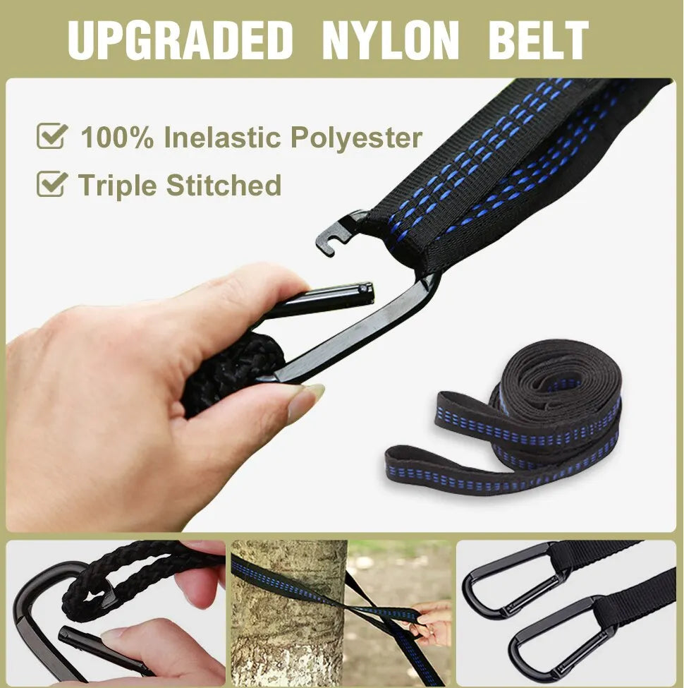 3-in-1 Camping Hammock with Mosquito Mesh