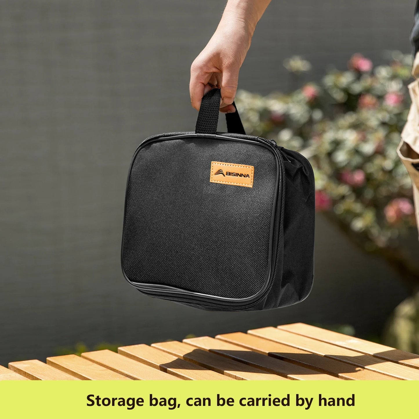 3600W Infrared Camping Gas Stove Black