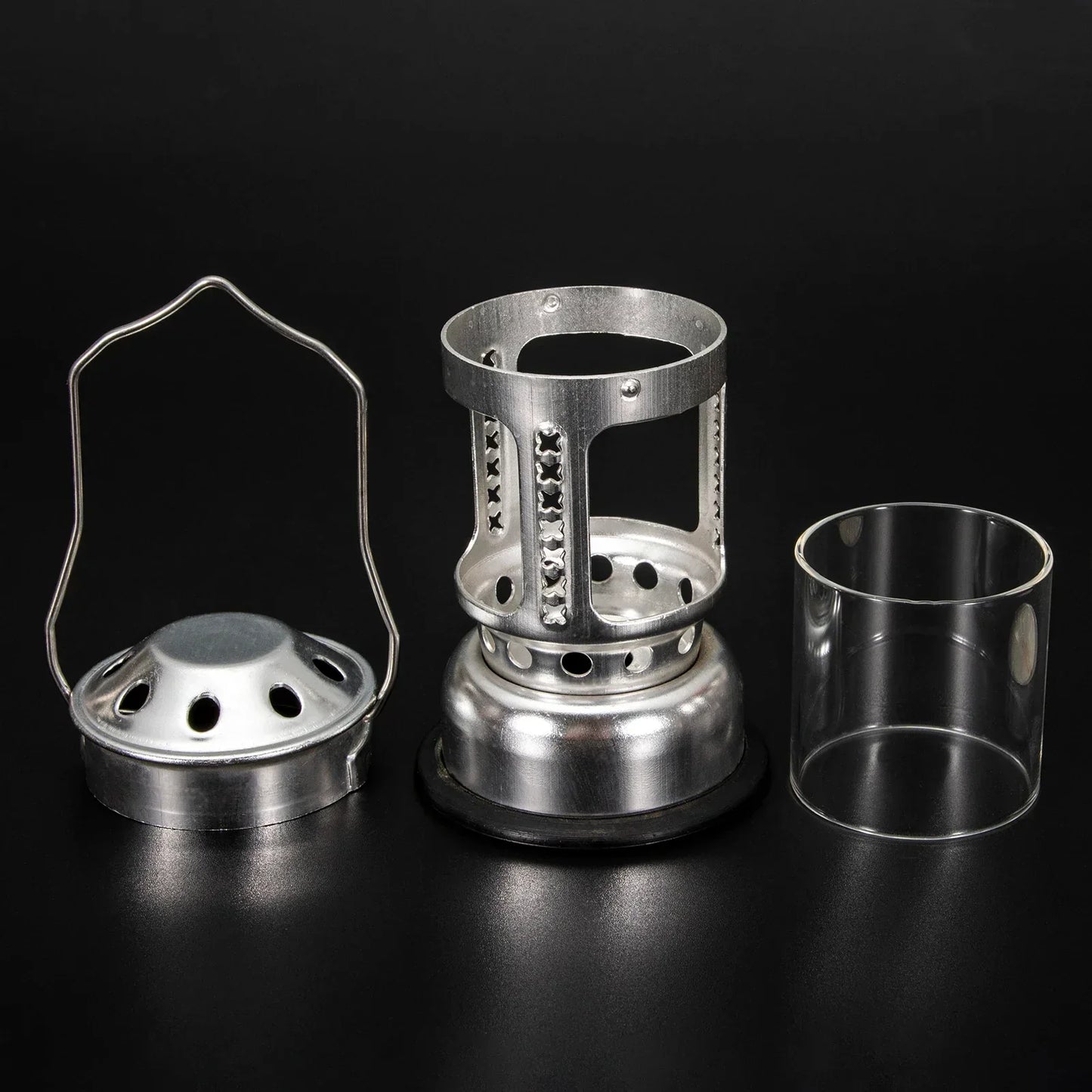 Portable Aluminum Alloy Candle Lantern