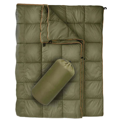 All-Season Lightweight Camping Blanket Green