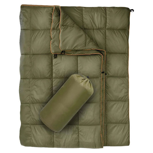 All-Season Lightweight Camping Blanket Green
