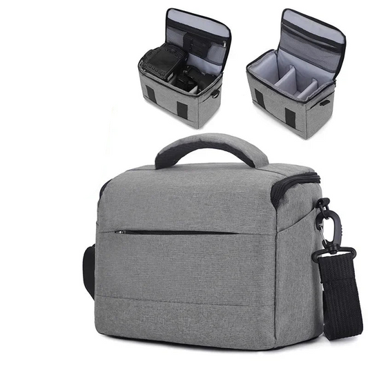 Camera Shoulder Bag Crossbody Grey