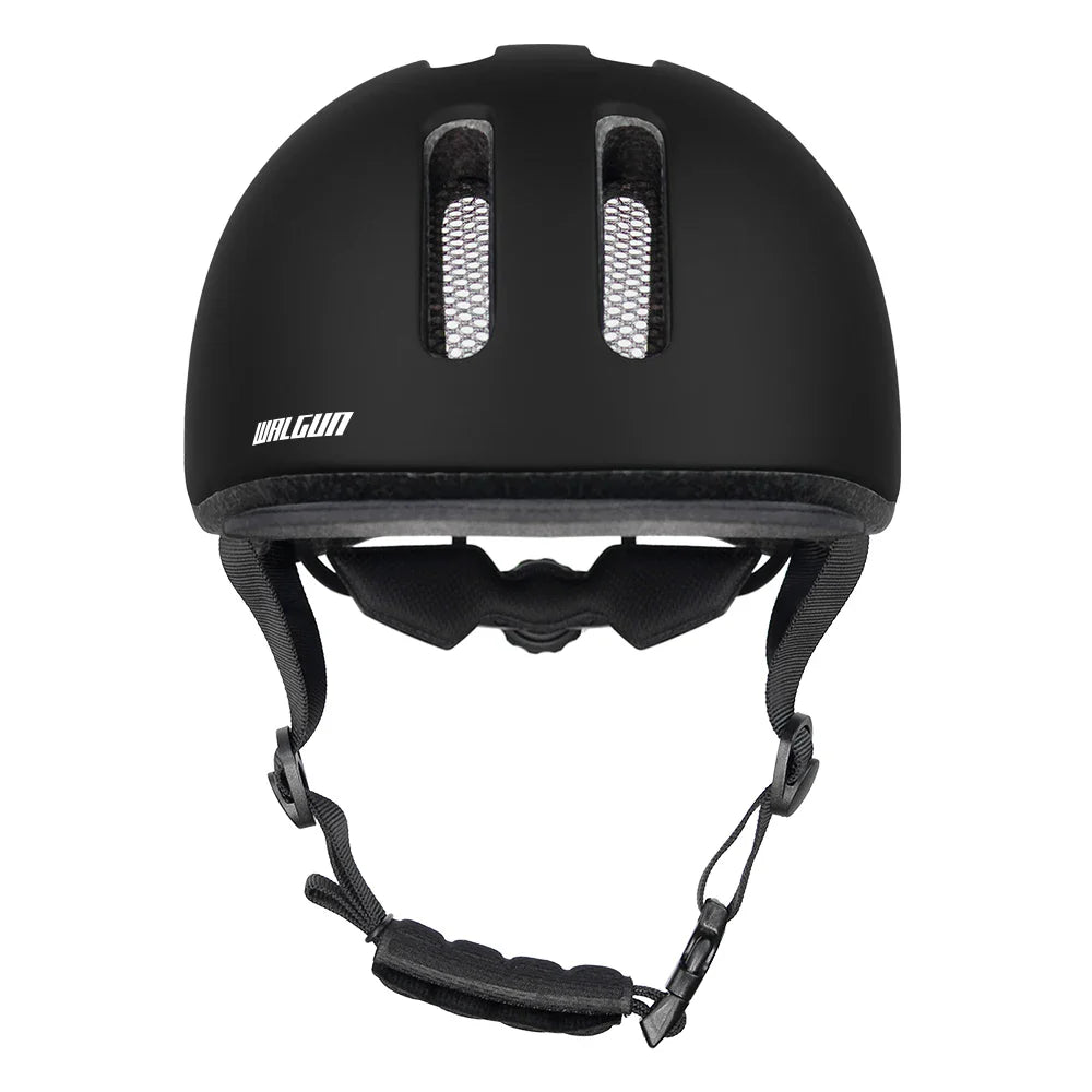 Urban Cycling Helmet Vintage-Style Safety Helmet Black