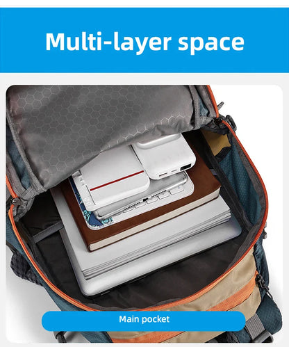 Climbing Camping Backpack Gear Storage Blue