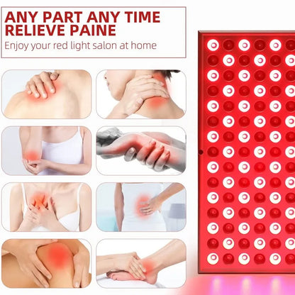 LED Red Light Therapy Panel Lamp: Facial Anti-Aging, Skin Care