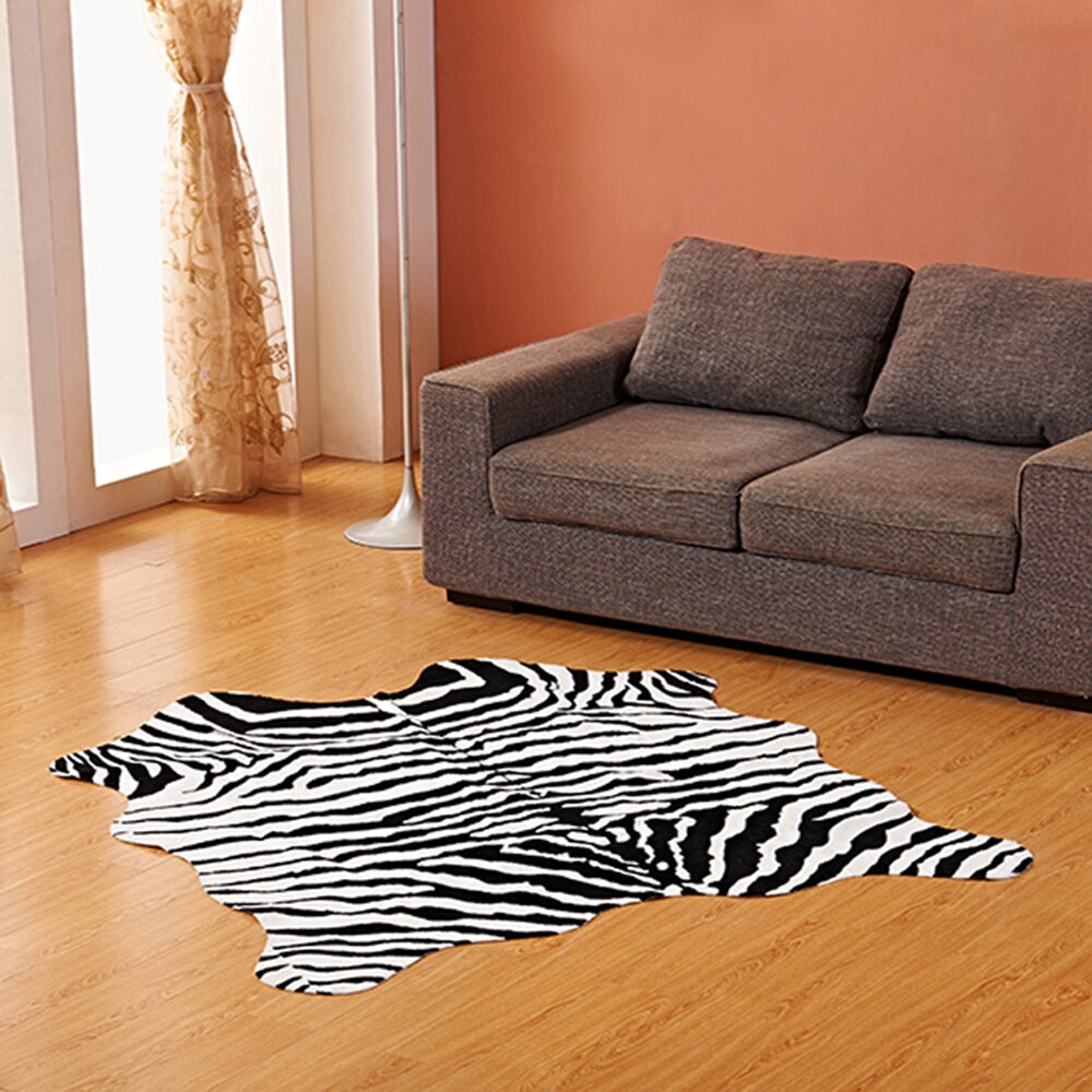 1x Zebra Printed Carpet