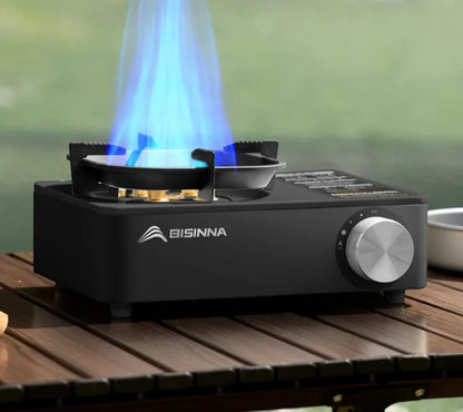 5800W Camping Gas Stove Overvoltage Protection Black